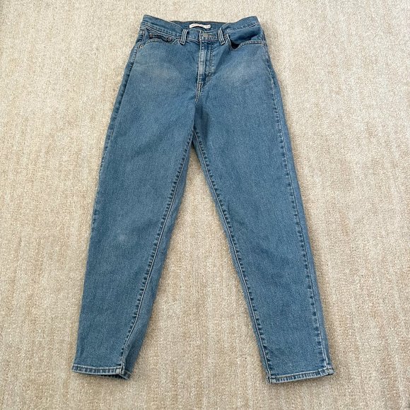 Levi's Denim - Levi's High Waisted Taper Jeans 28 Blue